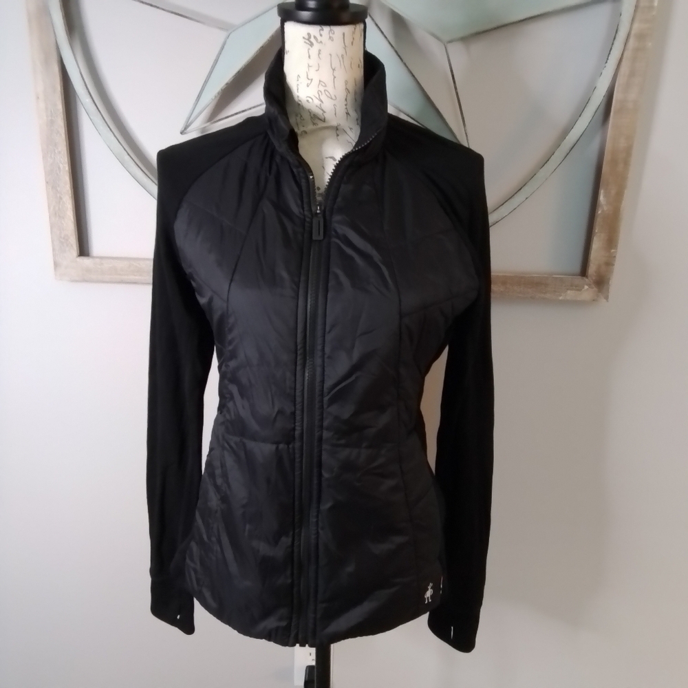 Smartwool Smartloft Hybrid Full-Zip Outdoor Performance Jacket Black - M - Picture 3 of 13